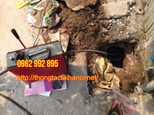 thông tắc cống tại mai dịch