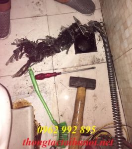 Thông tắc cống tại Phường Nghĩa Đô
