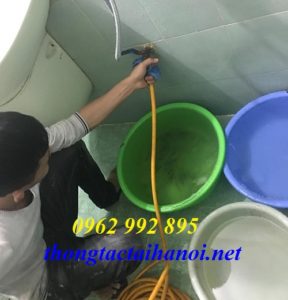 thông tắc cống tại phường quan hoa