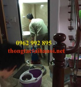 thông tắc cống tại Hồ Tùng Mậu